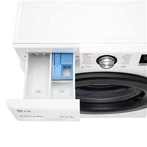 LG, 9 kg, dziļums 56.5 cm, 1400 apgr/min. - Veļas mazgājamā mašīna ar priekšējo ielādi