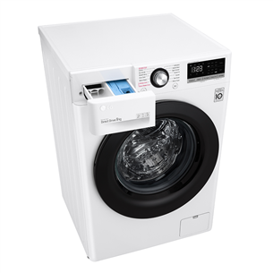 LG, 9 kg, dziļums 56.5 cm, 1400 apgr/min. - Veļas mazgājamā mašīna ar priekšējo ielādi