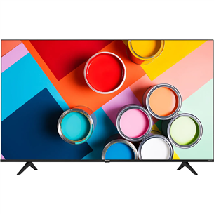 Hisense A6BG, 50'', 4K UHD, LED VA, боковые ножки, черный - Телевизор