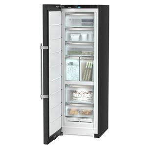 Liebherr, NoFrost, 278 L, height 186 cm, dark gray - Freezer