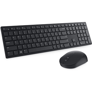 Dell Pro KM5221W, US, melna - Bezvadu klaviatūra ar peli 580-AJRC