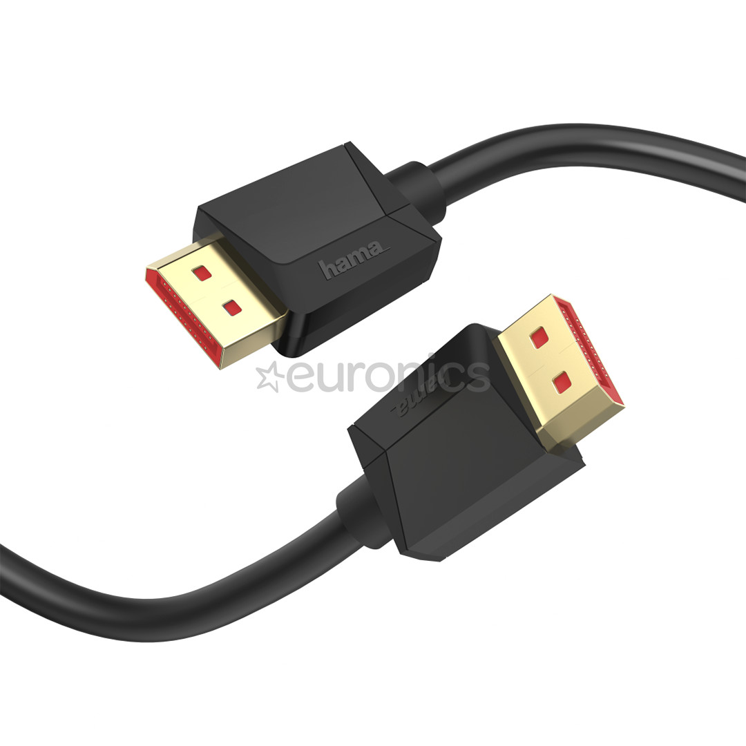 Hama DisplayPort Cable, DP 1.4, Ultra-HD 8K, 2 м, черный - Кабель