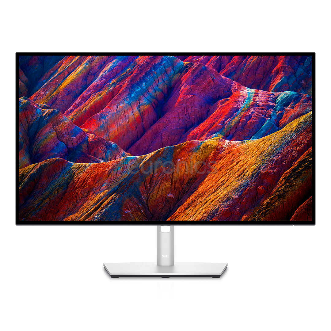 Dell UltraSharp U2723QE, 27'', 4K UHD, LED IPS, USB-C, черный/серебристый - Монитор