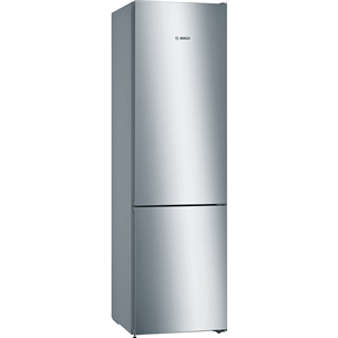 Bosch NoFrost, augstums 203 cm, 368 L, nerūsējošā tērauda - Ledusskapis