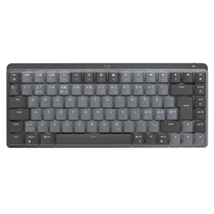 Logitech MX Mechanical Mini, Tactile Quiet, mehāniskā, US, pelēka - Bezvadu klaviatūra