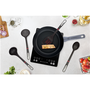 Tefal Ingenio, 4 pieces, black/red - Kitchen tools set