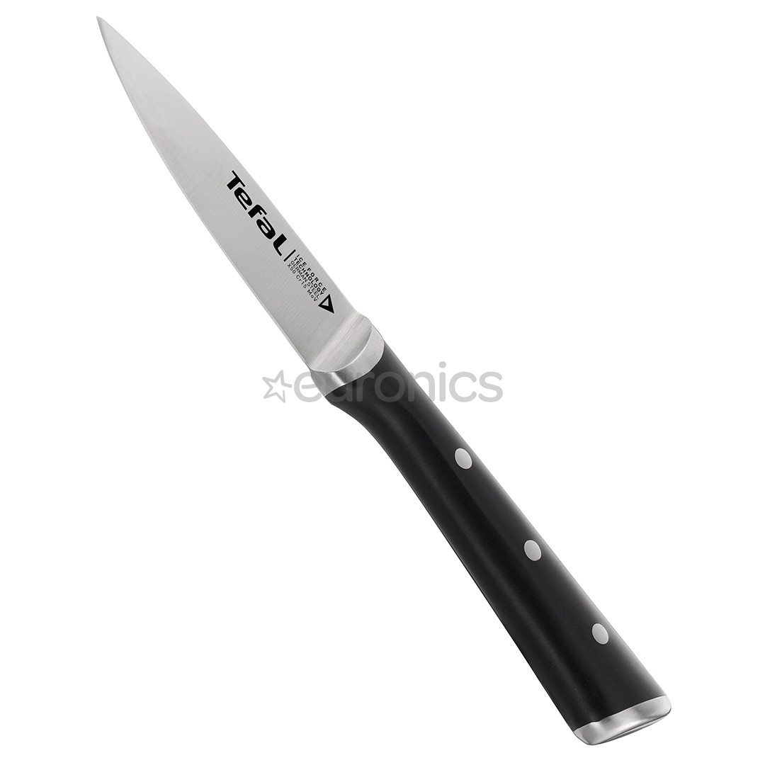 Tefal Ice Force, garums 9 cm, melna/nerūsējošā tērauda - Nazis