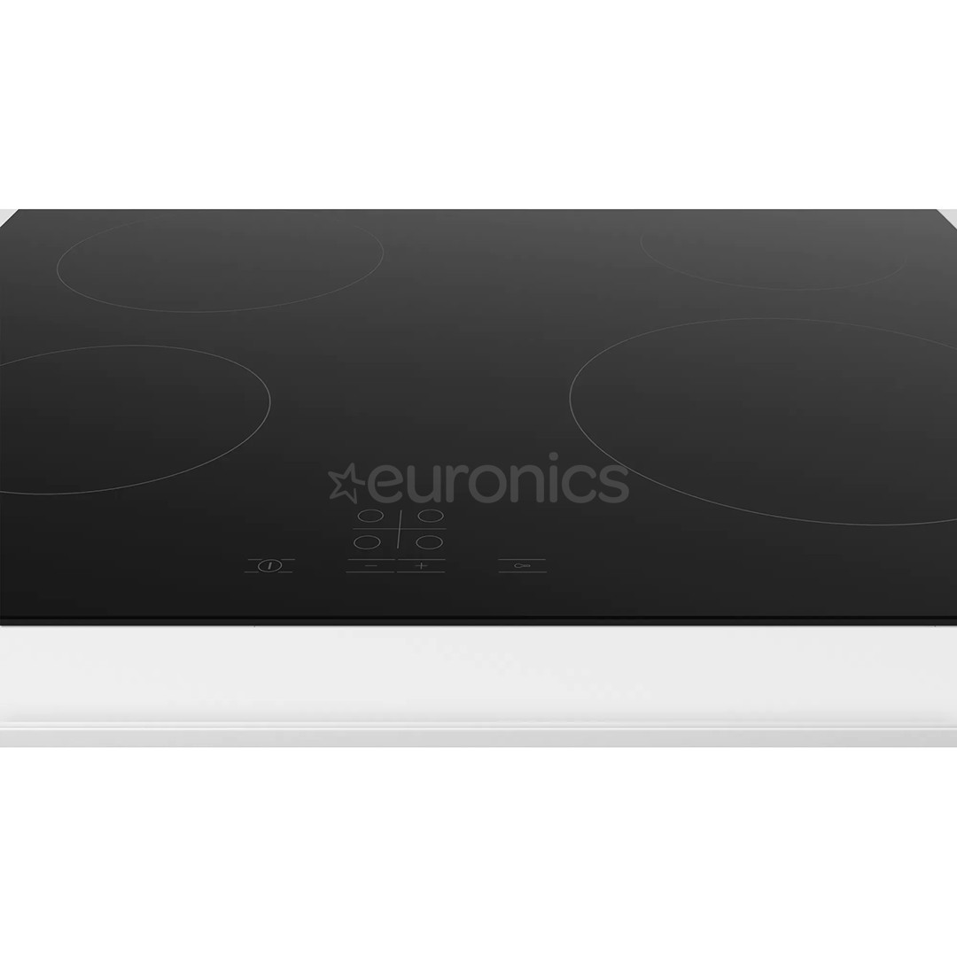 Bosch, platums 59.2 cm, melna - Iebūvējama keramiskā plīts virsma