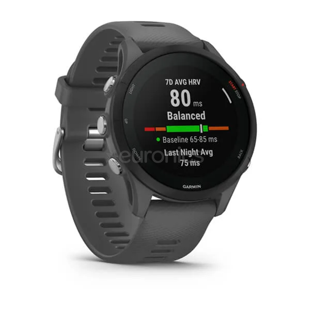 Garmin Forerunner 255, pelēka - Viedpulkstenis