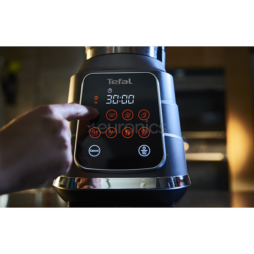 Tefal Ultrablend Boost Vacuum, 1300 Вт, серый/черный - Блендер