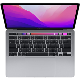 Apple MacBook Pro 13'' (2022), M2 8C/10C, 8 ГБ, 512 ГБ, RUS, серый космос - Ноутбук