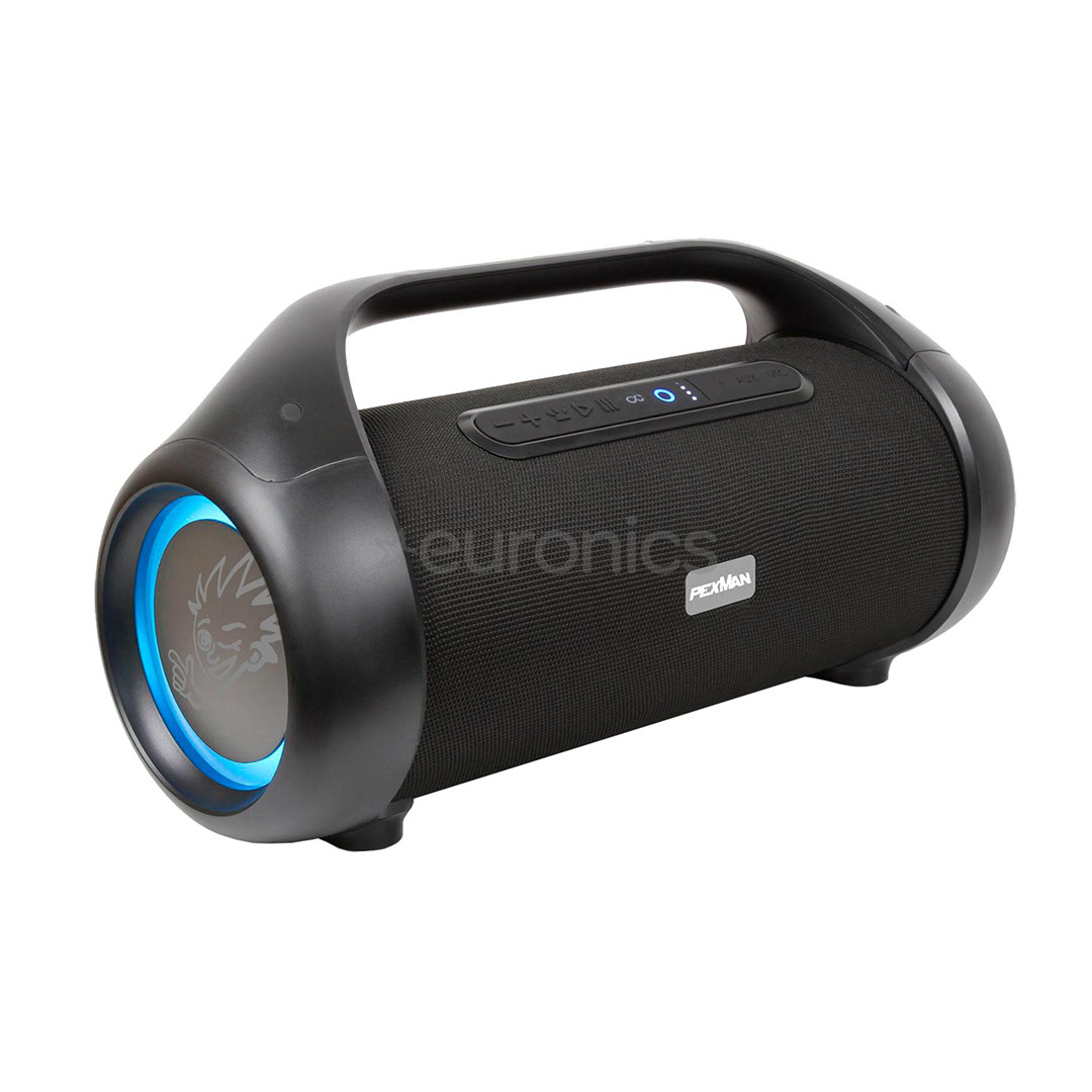 PexMan PM-50, Bluetooth, melna - Portatīvais bezvadu skaļrunis