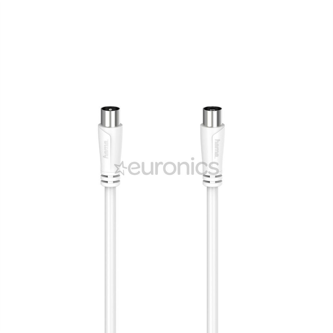 Hama 90dB 1,5m, balta - Vads