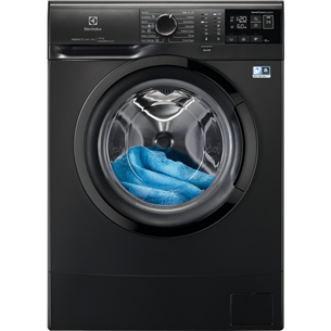 Electrolux PerfectCare 600, 6 kg, depth 37.8 cm, 1000 rpm, dark gray - Front Load Washing Machine