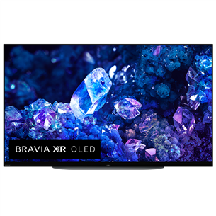 Sony Bravia XR A90K, 48", 4K UHD, OLED, центральная подставка, черный - Телевизор