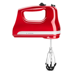 KitchenAid, 60 W, sarkana - Rokas mikseris