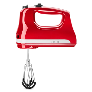 KitchenAid, 6 speeds, red - Hand Mixer