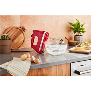 KitchenAid, 6 скоростей, красный - Ручной миксер