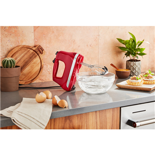 KitchenAid, 6 скоростей, красный - Ручной миксер