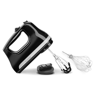 KitchenAid, 60 W, black - Hand Mixer 5KHM6118EOB