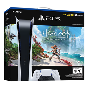Sony PlayStation 5 + Digital Horizon, 825 ГБ, белый/черный - Игровая приставка 711719422495