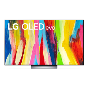 LG OLED77C21LA, OLED evo 4K, 77", центральная подставка, серый - Телевизор OLED77C21LA.AEU
