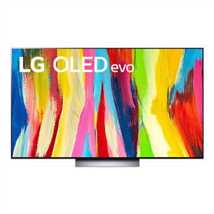 LG OLED77C21LA, OLED evo 4K, 77", centra statīvs, pelēka - Televizors