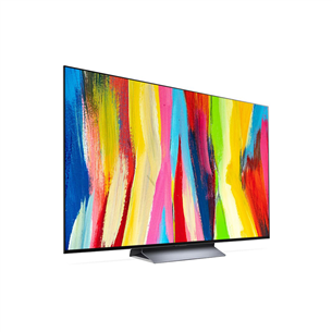 LG OLED77C21LA, OLED evo 4K, 77", centra statīvs, pelēka - Televizors