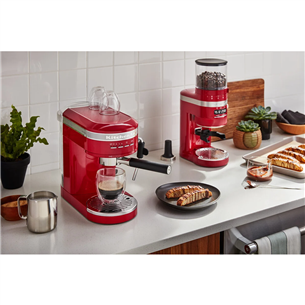 KitchenAid Artisan, 1500 W, sarkana - Kafijas dzirnaviņas