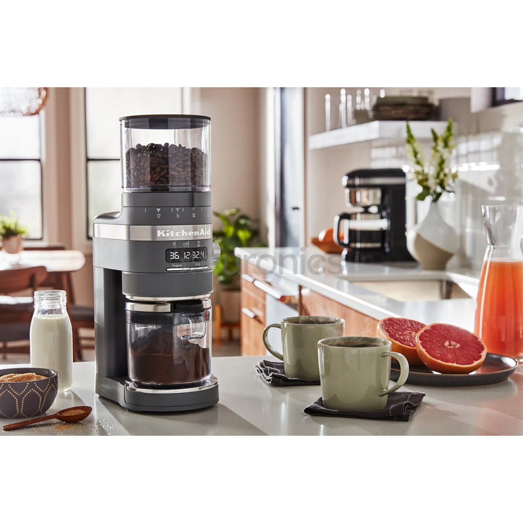 KitchenAid Artisan, 1500 W, pelēka - Kafijas dzirnaviņas