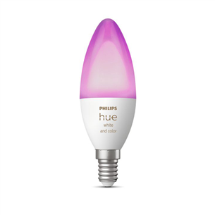 Philips Hue White and Color, E14, balta - Viedā spuldze