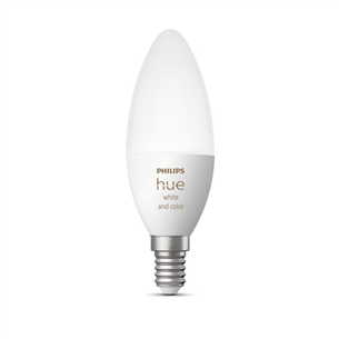 Philips Hue White and Color, E14, balta - Viedā spuldze