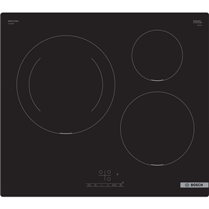 Bosch, platums 60 cm, melna - Iebūvējama indukcijas plīts virsma