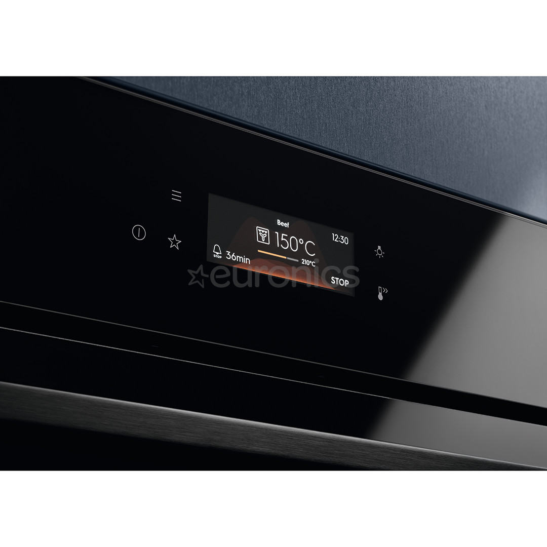 Electrolux CombiQuick 700, 49 L, melna - Iebūvējama elektriskā cepeškrāsns ar mikroviļņu krāsni