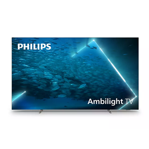 Philips, OLED 4K, 48", sānu statīvs, sudraba - Televizors