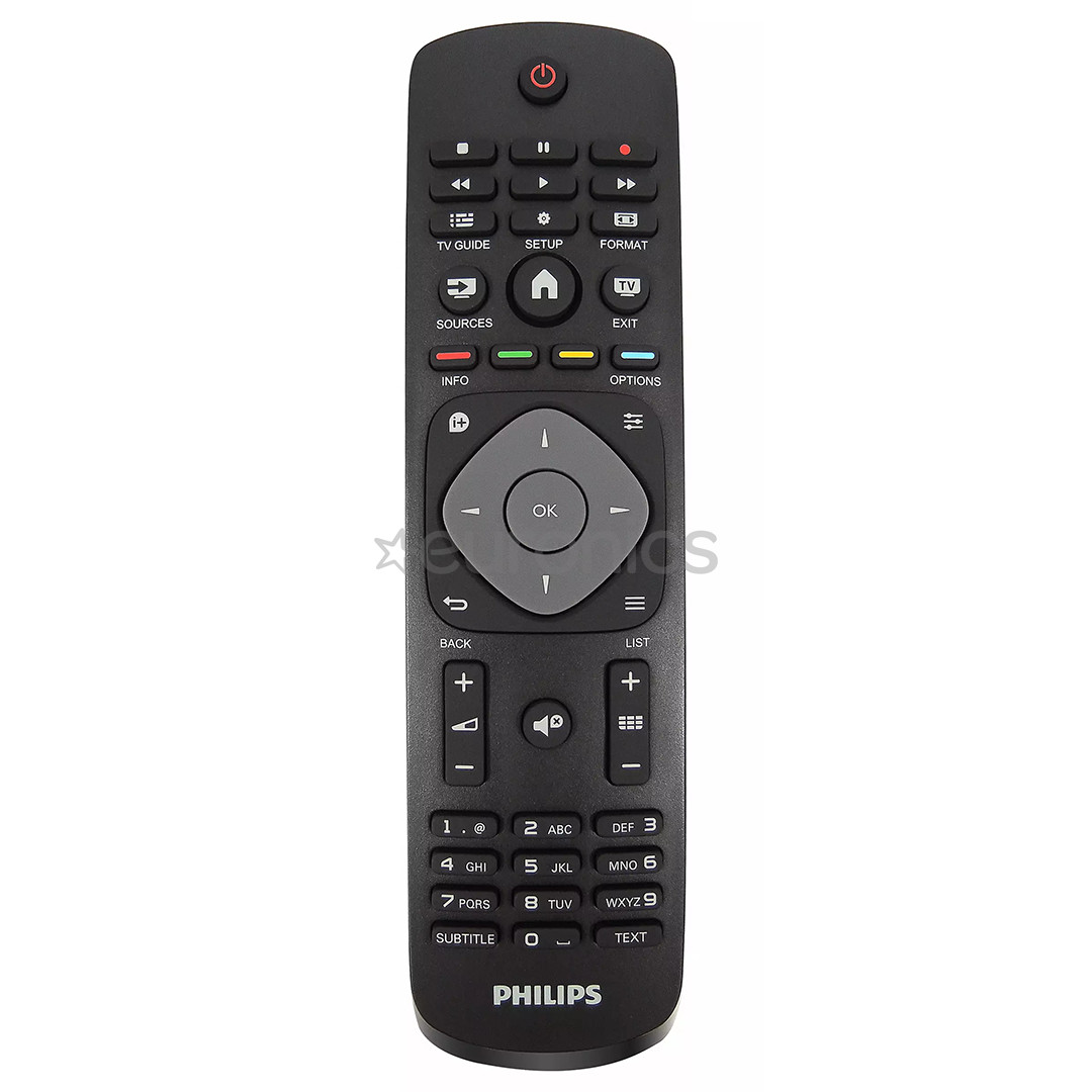 Philips, 24'', HD, LED LCD, feet stand, black - TV