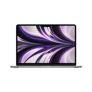 Apple MacBook Air 13" (2022), M2 8C/8C, 8 GB, 256 GB, RUS, space gray - Notebook MLXW3RU/A