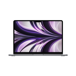 Apple MacBook Air 13 (2022), 13.6'', M2 8C/8C, 8 GB, 256 GB, RUS, pelēka - Portatīvais dators