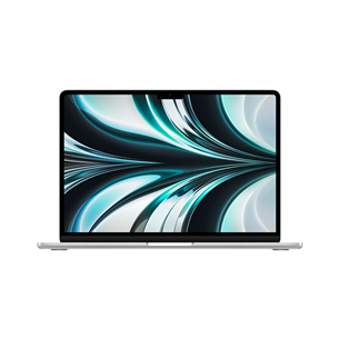Apple MacBook Air 13 (2022), 13.6'', M2 8C/8C, 8 GB, 256 GB, ENG, sudraba - Portatīvais dators MLXY3ZE/A
