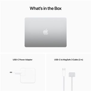 Apple MacBook Air 13" (2022), M2 8C/8C, 8 GB, 256 GB, ENG, silver - Notebook