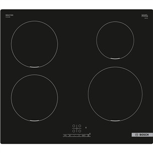 Bosch Serie 4, width 59.2 cm, frameless, black - Built-in Induction Hob PUE611BB6E