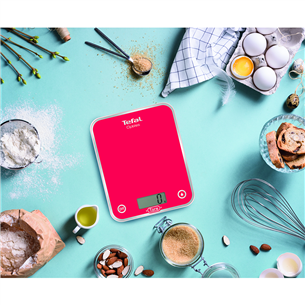 Tefal Optiss, līdz 5 kg, sarkana - Digitālie virtuves svari