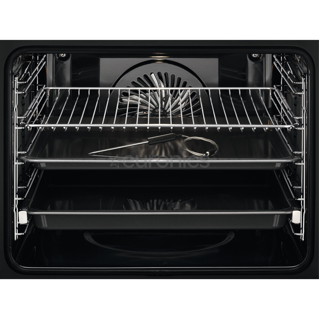 AEG AssistedCooking 8000, 71 L, pyrolytic cleaning, black - Built-in Oven