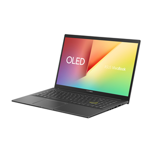 ASUS VivoBook 15, OLED, i5, 8 GB, 512 GB, W11H, melna - Portatīvais dators