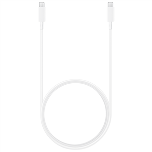 Samsung, USB-C - USB-C, 5 A, 1.8 m, white - Cable