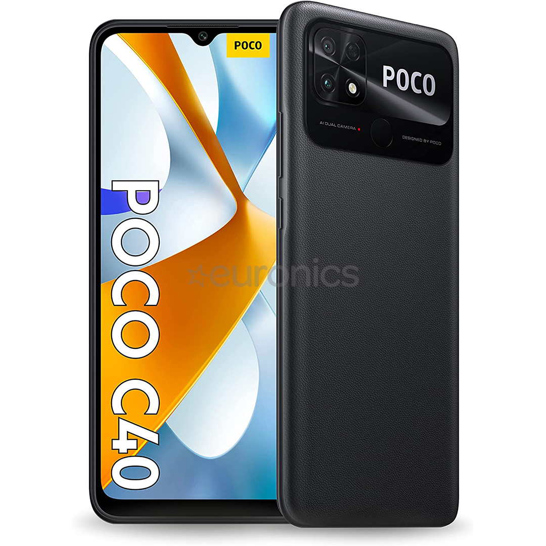 Poco C40, 4GB, 64GB, black - Smartphone, MZB0B48EU | Euronics