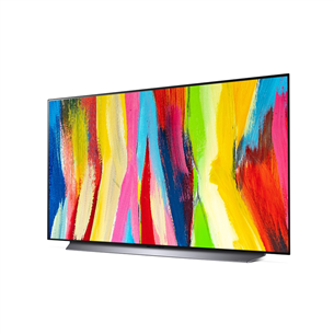 LG OLED48C21LA, 48", 4K UHD, OLED, central stand, gray - TV