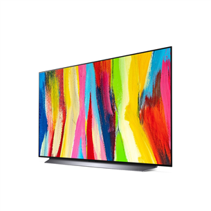 LG OLED48C21LA, OLED evo 4K, 48", centra statīvs, pelēka - Televizors