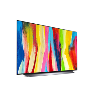 LG OLED48C21LA, 48", 4K UHD, OLED, central stand, gray - TV