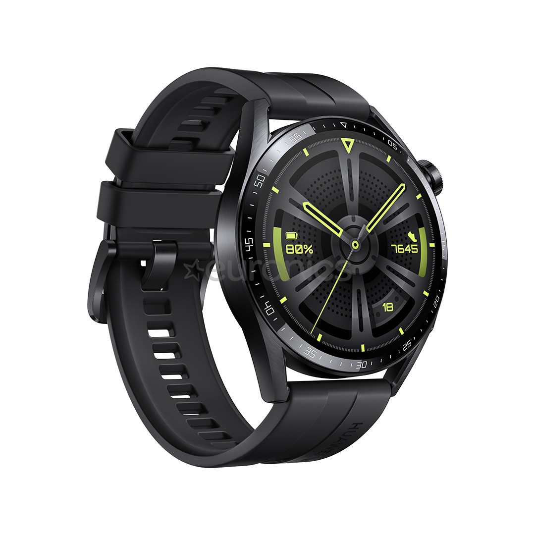 Huawei Watch GT 3 Active, 46 мм, черная сталь - Смарт-часы